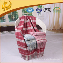 ISO9000 Europe Kunden Design 100% Wolle Scottish Twill Decke